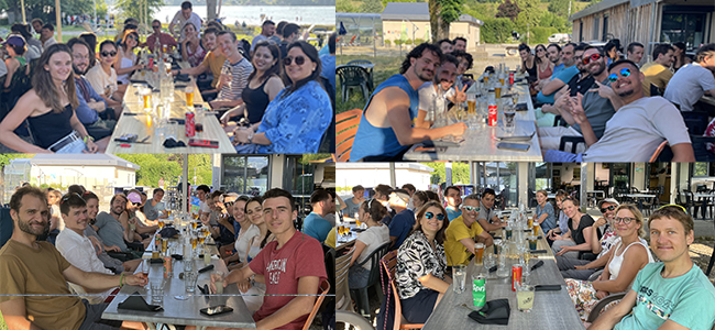 Food and drink at the lake